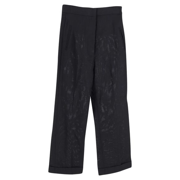 Jacquemus La Riviera Straight-Leg Trousers in Black Polyester